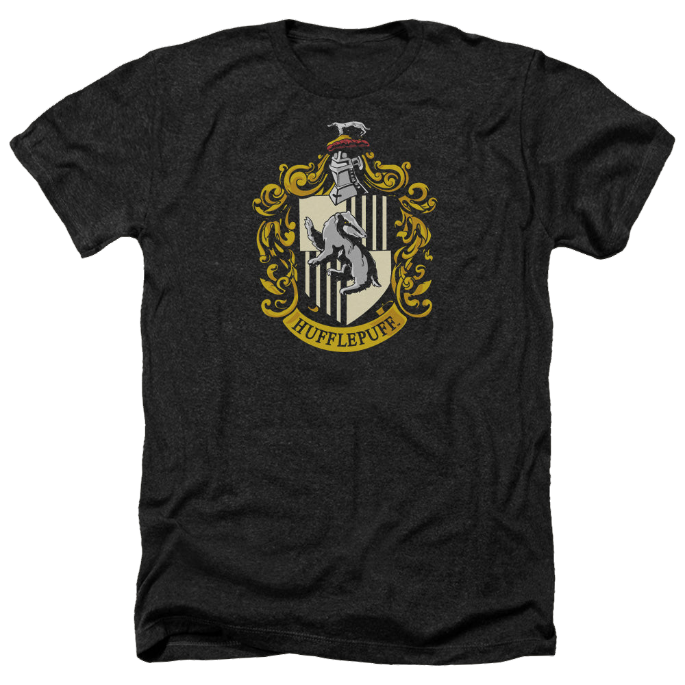 Harry Potter Hufflepuff Crest - Men's Heather T-Shirt Men's Heather T-Shirt Harry Potter   