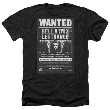 Harry Potter Wanted Bellatrix Men's Heather T-Shirt Men's Heather T-Shirt Harry Potter   