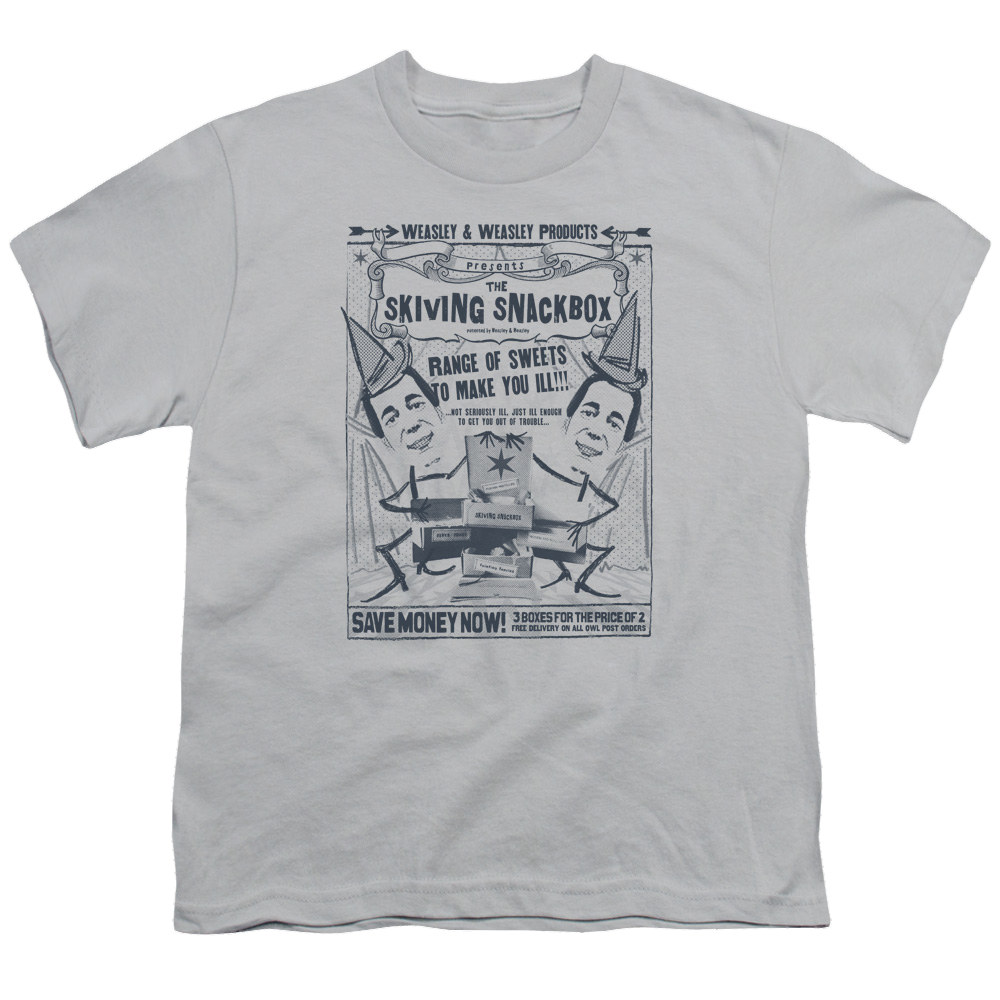 Harry Potter Skiving Snackbox - Youth T-Shirt Youth T-Shirt (Ages 8-12) Harry Potter   