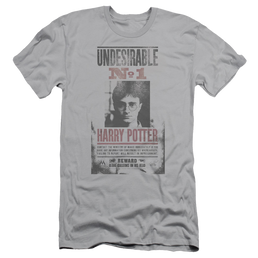 Harry Potter Undesirable No1 Distressed Men's Premium Slim Fit T-Shirt Men's Premium Slim Fit T-Shirt Harry Potter   