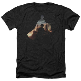 Harry Potter Voldemort Looms Men's Heather T-Shirt Men's Heather T-Shirt Harry Potter   