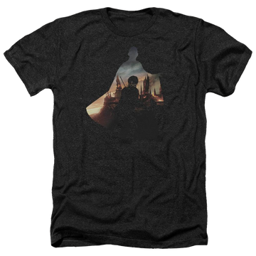 Harry Potter Voldemort Looms Men's Heather T-Shirt Men's Heather T-Shirt Harry Potter   