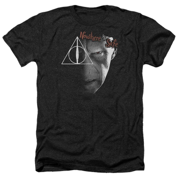Harry Potter Nowhere Is Safe Men's Heather T-Shirt Men's Heather T-Shirt Harry Potter   