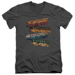 Harry Potter Burnt Banners Men's V-Neck T-Shirt Men's V-Neck T-Shirt Harry Potter   