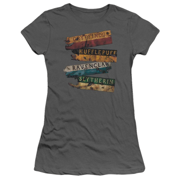 Harry Potter Burnt Banners Juniors T-Shirt Juniors T-Shirt Harry Potter   