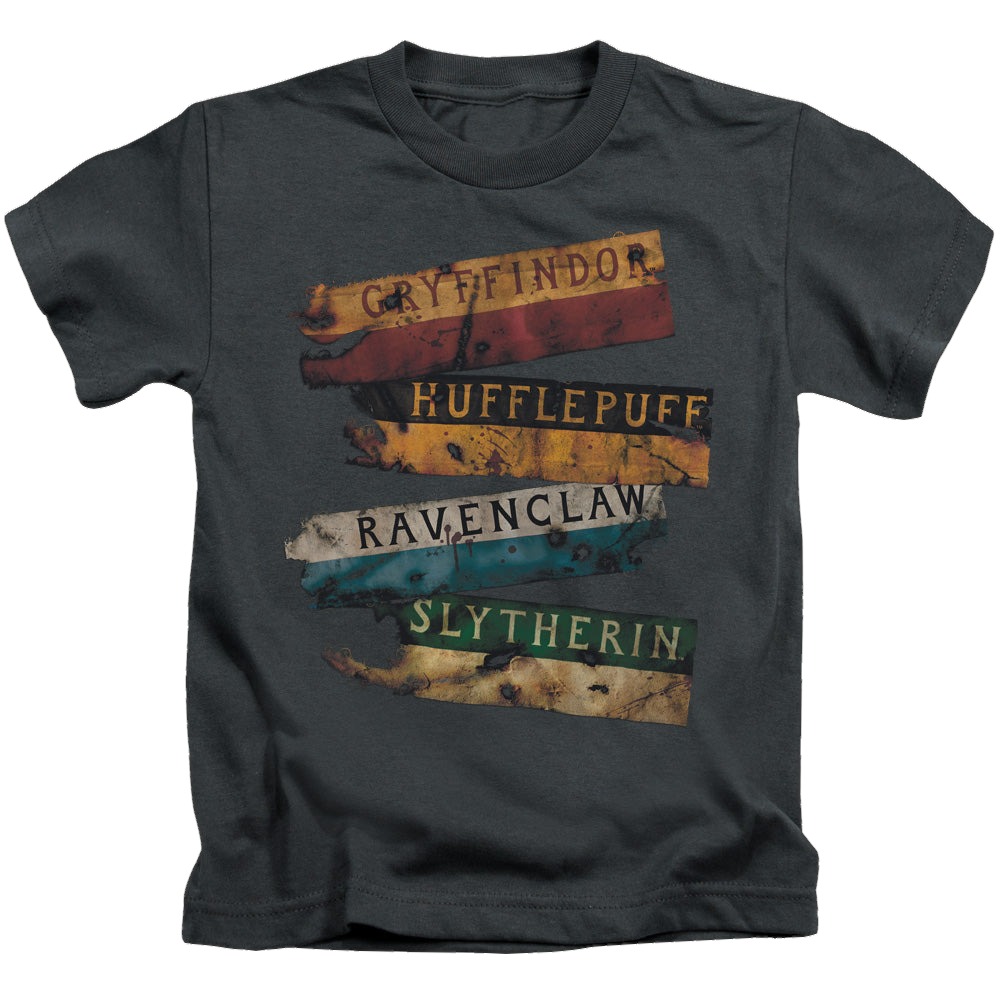 Harry Potter Burnt Banners - Kid's T-Shirt Kid's T-Shirt (Ages 4-7) Harry Potter   