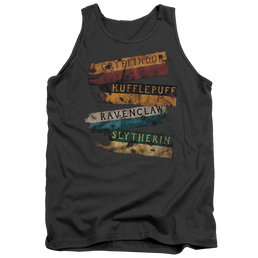 Harry Potter Burnt Banners Men's Tank Men's Tank Harry Potter   