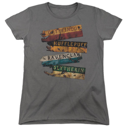 Harry Potter Burnt Banners Women's T-Shirt Women's T-Shirt Harry Potter   