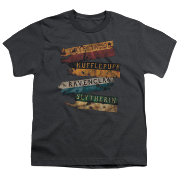 Harry Potter Burnt Banners - Youth T-Shirt Youth T-Shirt (Ages 8-12) Harry Potter   