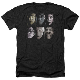 Harry Potter Horizontal Heads Men's Heather T-Shirt Men's Heather T-Shirt Harry Potter   