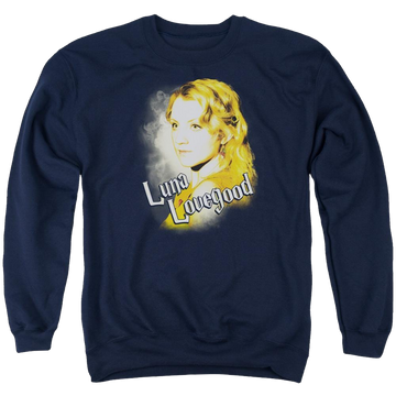 Harry Potter Luna Closeup Men's Crewneck Sweatshirt Men's Crewneck Sweatshirt Harry Potter   