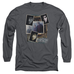 Harry Potter Trio Collage Men's Long Sleeve T-Shirt Men's Long Sleeve T-Shirt Harry Potter   