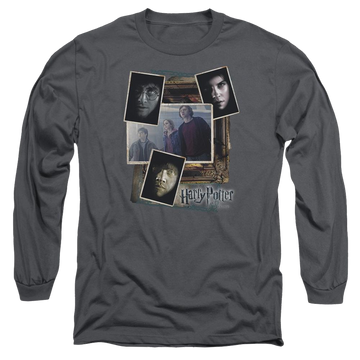 Harry Potter Trio Collage Men's Long Sleeve T-Shirt Men's Long Sleeve T-Shirt Harry Potter   
