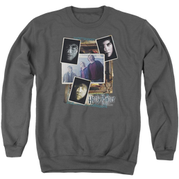 Harry Potter Trio Collage Men's Crewneck Sweatshirt Men's Crewneck Sweatshirt Harry Potter   