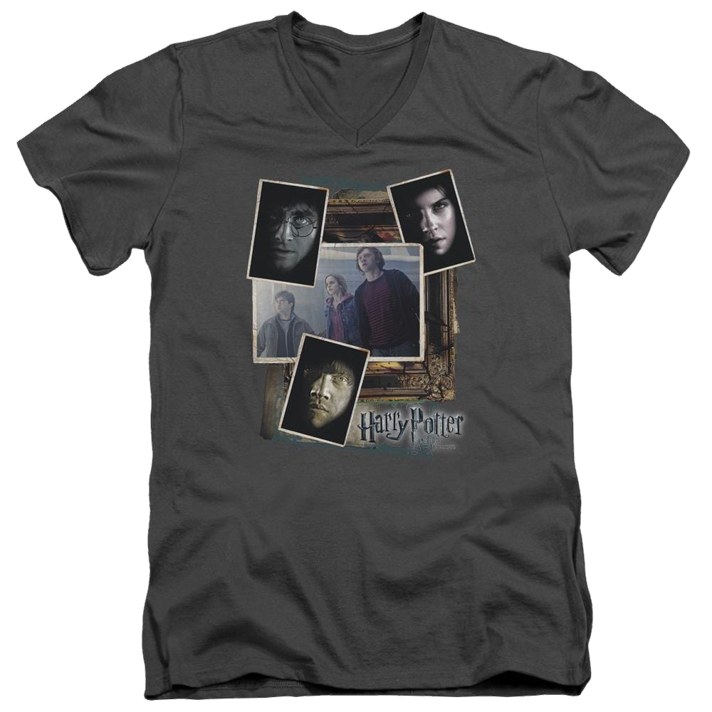 Harry Potter Trio Collage Men's V-Neck T-Shirt Men's V-Neck T-Shirt Harry Potter   