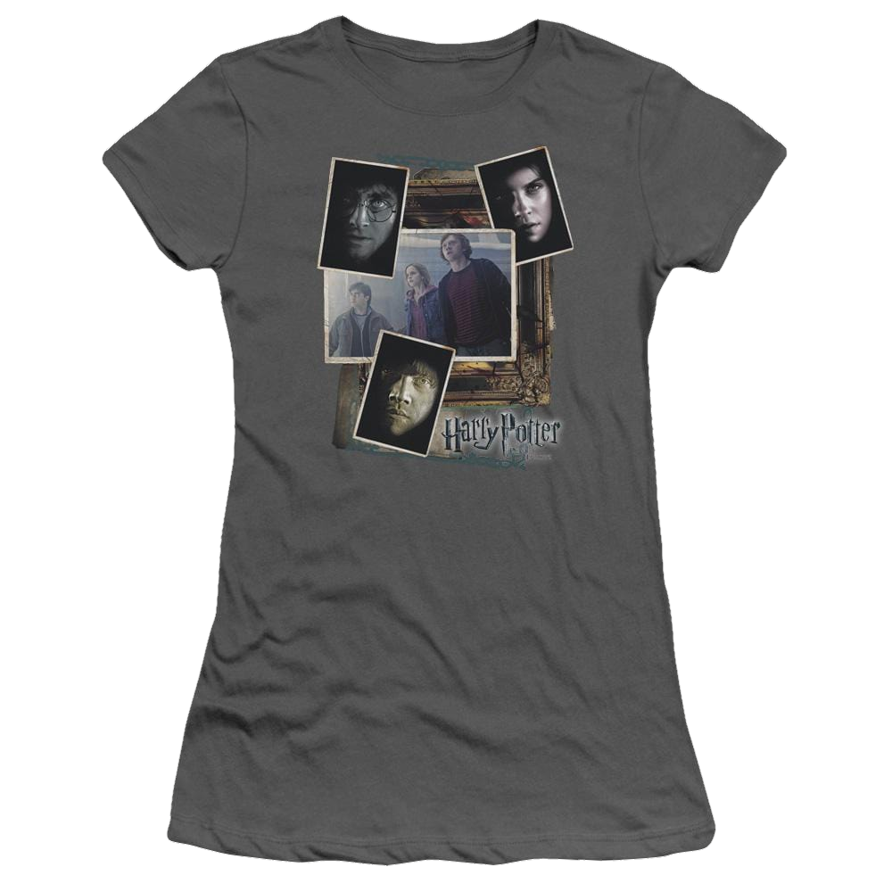 Harry Potter Trio Collage Juniors T-Shirt Juniors T-Shirt Harry Potter   