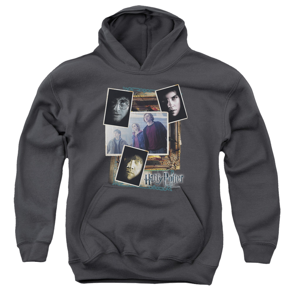 Harry Potter Trio Collage - Youth Hoodie Youth Hoodie (Ages 8-12) Harry Potter   
