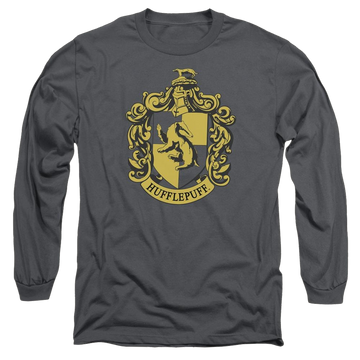 Harry Potter Hufflepuff Crest Men's Long Sleeve T-Shirt Men's Long Sleeve T-Shirt Harry Potter   