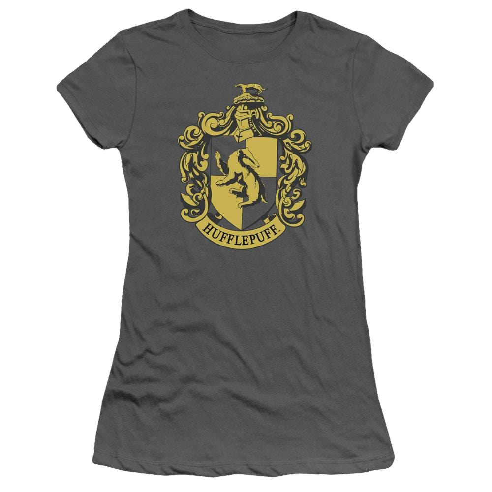 Harry Potter Hufflepuff Crest Juniors T-Shirt Juniors T-Shirt Harry Potter   