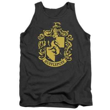 Harry Potter Hufflepuff Crest Men's Tank Men's Tank Harry Potter   