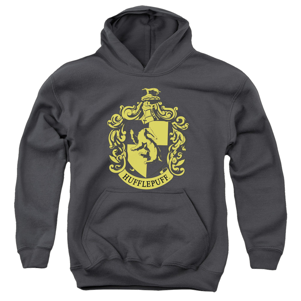 Harry Potter Hufflepuff Crest - Youth Hoodie Youth Hoodie (Ages 8-12) Harry Potter   