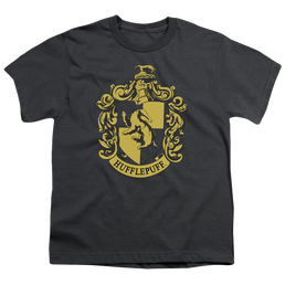 Harry Potter Hufflepuff Crest - Youth T-Shirt Youth T-Shirt (Ages 8-12) Harry Potter   