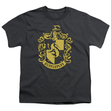 Harry Potter Hufflepuff Crest - Youth T-Shirt Youth T-Shirt (Ages 8-12) Harry Potter   