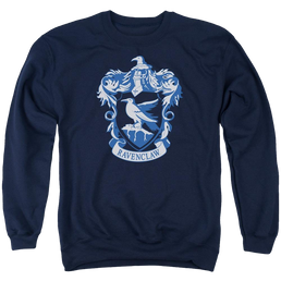 Harry Potter Ravenclaw Crest Men's Crewneck Sweatshirt Men's Crewneck Sweatshirt Harry Potter   