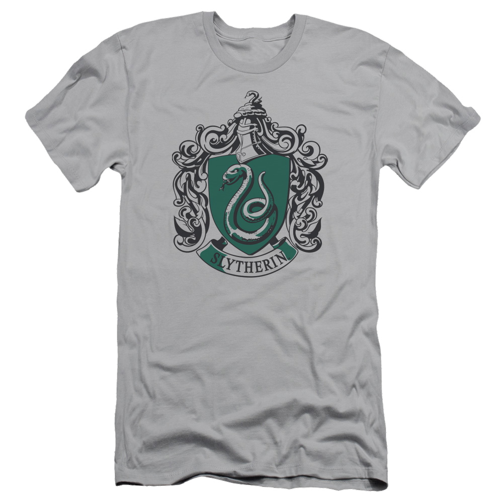 Harry Potter Slytherin Crest Men's Premium Slim Fit T-Shirt Men's Premium Slim Fit T-Shirt Harry Potter   