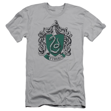 Harry Potter Slytherin Crest Men's Premium Slim Fit T-Shirt Men's Premium Slim Fit T-Shirt Harry Potter   