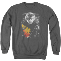 Harry Potter Ron Portrait Men's Crewneck Sweatshirt Men's Crewneck Sweatshirt Harry Potter   