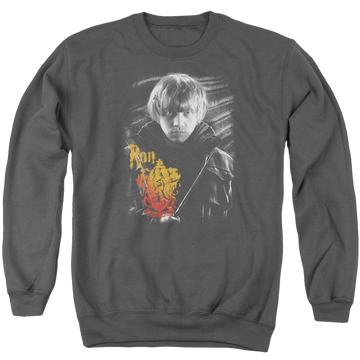 Harry Potter Ron Portrait Men's Crewneck Sweatshirt Men's Crewneck Sweatshirt Harry Potter   