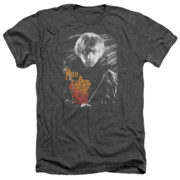 Harry Potter Ron Portrait Men's Heather T-Shirt Men's Heather T-Shirt Harry Potter   