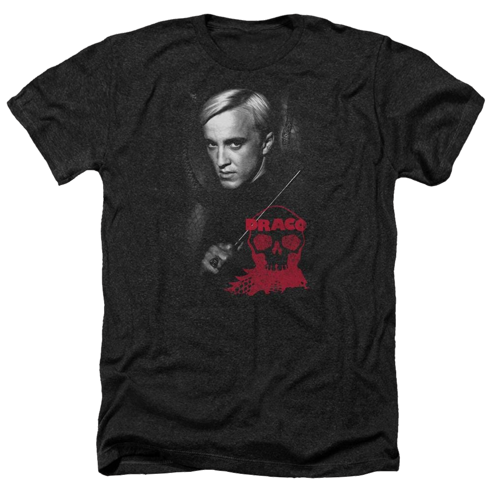 Harry Potter Draco Portrait Men's Heather T-Shirt Men's Heather T-Shirt Harry Potter   