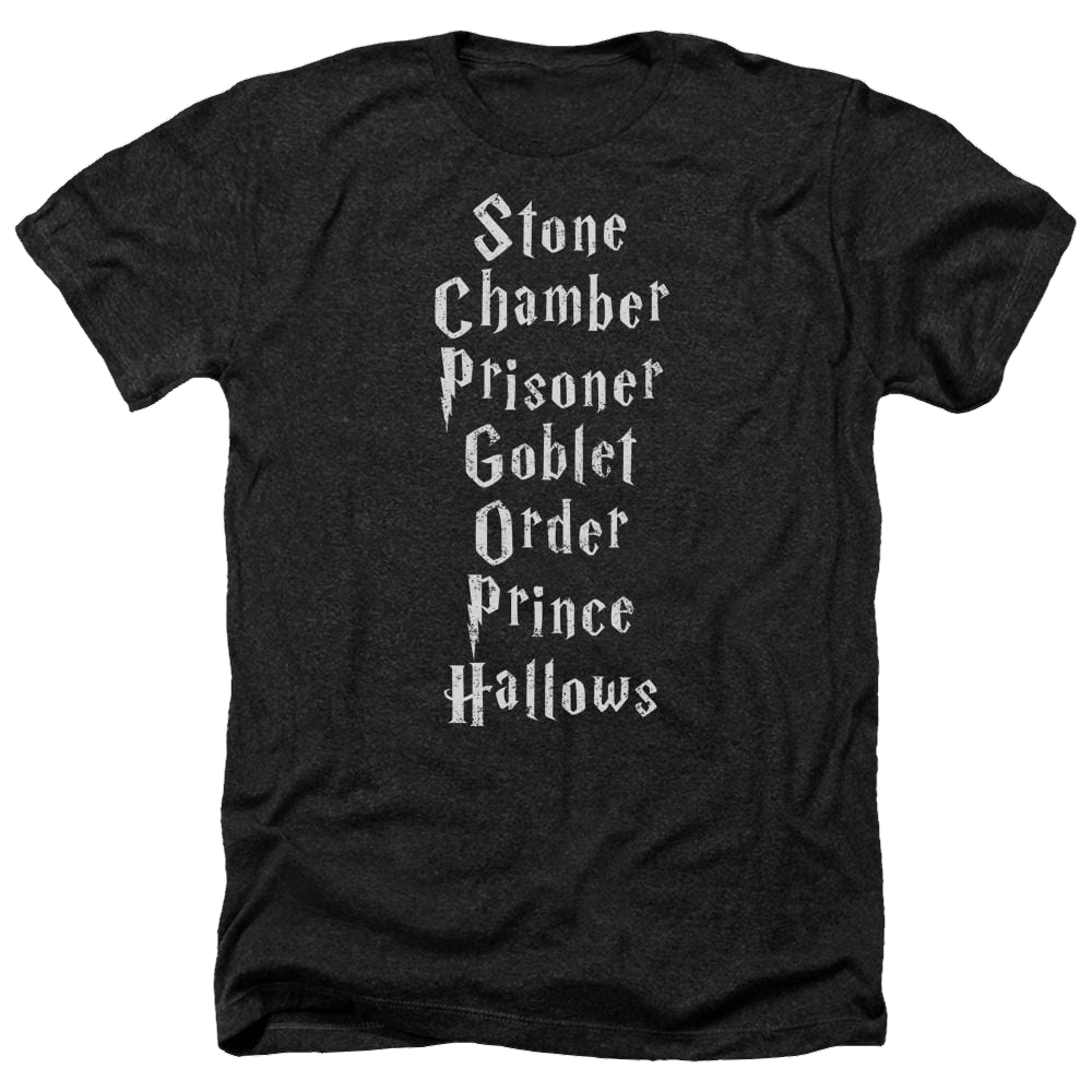 Harry Potter Titles Men's Heather T-Shirt Men's Heather T-Shirt Harry Potter   