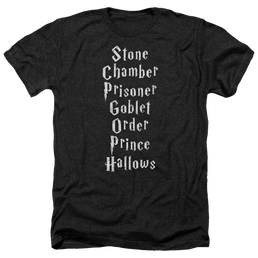Harry Potter Titles Men's Heather T-Shirt Men's Heather T-Shirt Harry Potter   