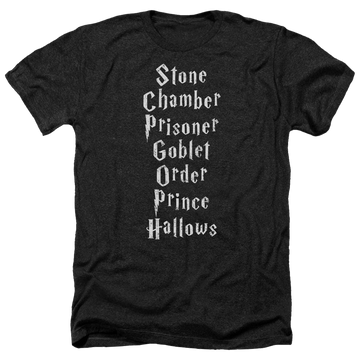Harry Potter Titles Men's Heather T-Shirt Men's Heather T-Shirt Harry Potter   