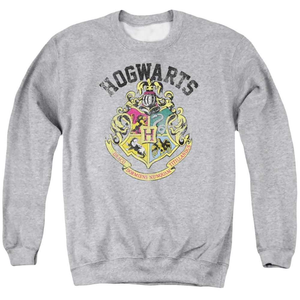 Harry Potter Hogwarts Crest Men's Crewneck Sweatshirt Men's Crewneck Sweatshirt Harry Potter   