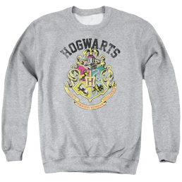 Harry Potter Hogwarts Crest Men's Crewneck Sweatshirt Men's Crewneck Sweatshirt Harry Potter   