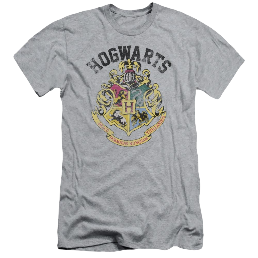 Harry Potter Hogwarts Crest Men's Premium Slim Fit T-Shirt Men's Premium Slim Fit T-Shirt Harry Potter   