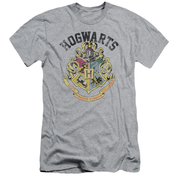 Harry Potter Hogwarts Crest Men's Premium Slim Fit T-Shirt Men's Premium Slim Fit T-Shirt Harry Potter   