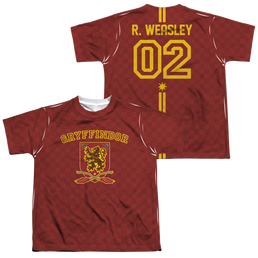 Harry Potter Weasley Sweater (Front/Back Print) - Youth All-Over Print T-Shirt Youth All-Over Print T-Shirt (Ages 8-12) Harry Potter   