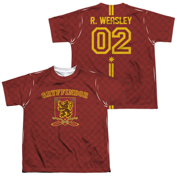 Harry Potter Weasley Sweater (Front/Back Print) - Youth All-Over Print T-Shirt Youth All-Over Print T-Shirt (Ages 8-12) Harry Potter   