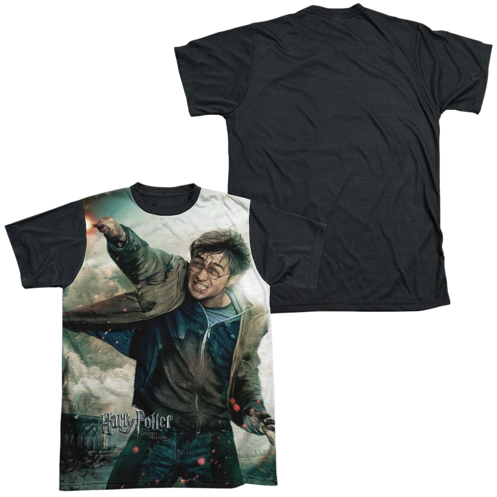 Harry Potter Harry Vs Voldemort Men's Black Back T-Shirt Men's Black Back T-Shirt Harry Potter   