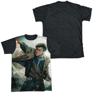 Harry Potter Harry Vs Voldemort Men's Black Back T-Shirt Men's Black Back T-Shirt Harry Potter   
