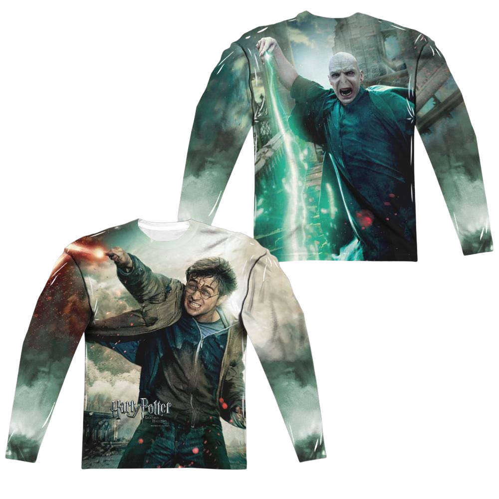 Harry Potter Harry Vs Voldemort Men's All-Over Print T-Shirt Men's All-Over Print Long Sleeve Harry Potter   