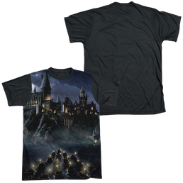 Harry Potter Hogwarts Men's Black Back T-Shirt Men's Black Back T-Shirt Harry Potter   