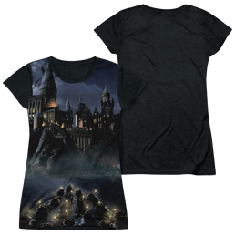 Harry Potter Hogwarts Juniors Black Back T-Shirt Juniors Black Back T-Shirt Harry Potter   