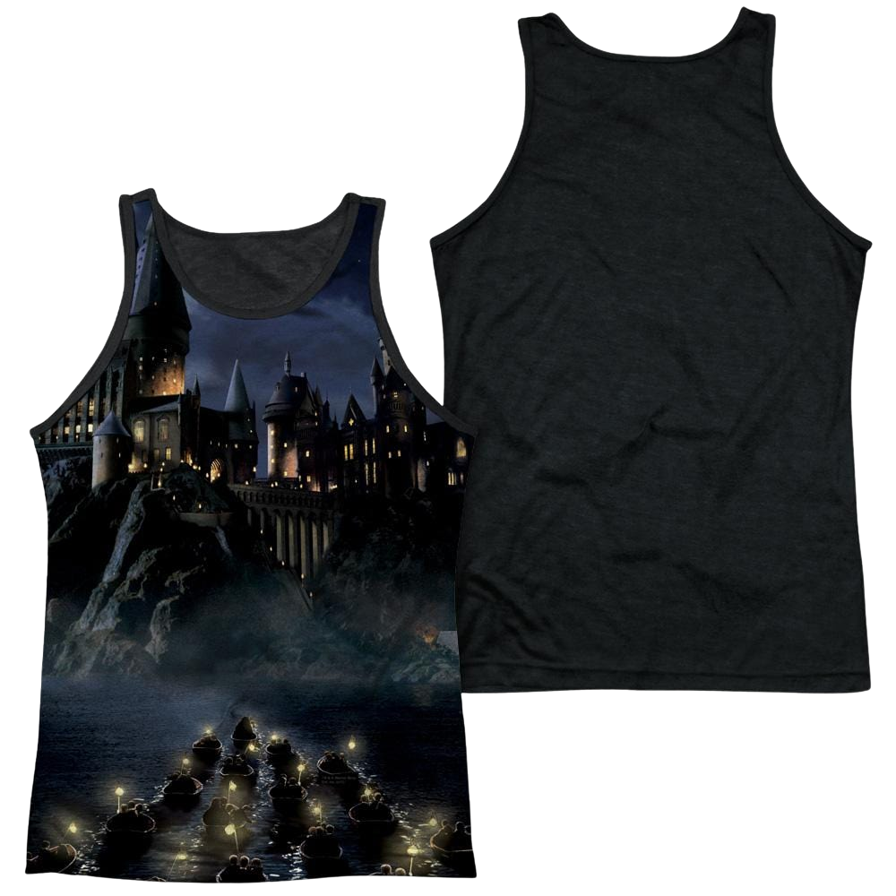 Harry Potter Hogwarts Men's Black Back Tank Men's Black Back Tank Harry Potter   