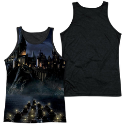 Harry Potter Hogwarts Men's Black Back Tank Men's Black Back Tank Harry Potter   